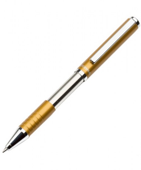 Πτυσσόμενο μεταλλικό στυλό Zebra SL-F1 Slide copper